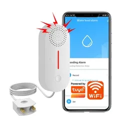 White wifi water detector