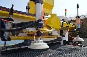 Jinan yihai cabeçote <span class=keywords><strong>horizontal</strong></span> chato, atc <span class=keywords><strong>cnc</strong></span> roteador, alimentação automática para a linha de produção de móveis