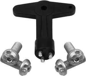 สลักเกลียวฝาครอบล้ออัลลอยด์พร้อมกุญแจสำหรับใช้ได้กับ Renault OEM 7700422600 - Product Image 2
