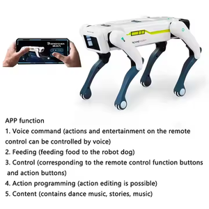 KIds AI Smart Robotic Dog Toy Intelligent APP Control Voice Command Electronic Pet <strong>Robot</strong> Phone Remote Control <strong>Programming</strong>