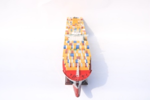 MSC <strong>OSCAR</strong> Handcrafted Wooden Model Ship Commercial Cargo Vessel for Display or Collection for Christmas - Product Image 5