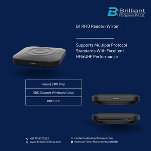 UHF RFID เดสก์ท็อป R1เครื่องอ่านขนาดกะทัดรัดประสิทธิภาพสูงสำหรับห้องสมุด POS และการติดตามเอกสาร - Product Image 1
