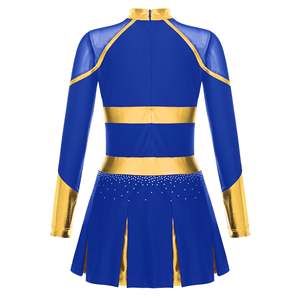 CHEER ชุดยูนิฟอร์มเชียร์ลีดเดอร์ประดับพลอยเทียมรูปดาวชุดเชียร์ - Product Image 4