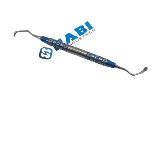Kualitas Premium biru dilapisi Titanium gigi spatula Manual daya implan Tunneling gusi Sinus mengangkat pengisian pembersihan - Product Image 1