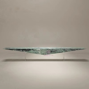 เฟอร์นิเจอร์หินหรูหราสำหรับห้องนั่งเล่นทำจากหยกธรรมชาติอิตาลีแบบตั้งคอนโซลเป็นมิตรกับสิ่งแวดล้อมออกแบบได้ตามต้องการ - Product Image 1