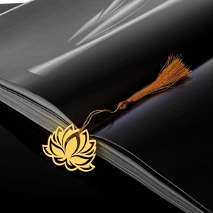 时尚金属书签2025畅销趋势无锈批量订单定制标志非常适合促销和赠品 - Product Image 1