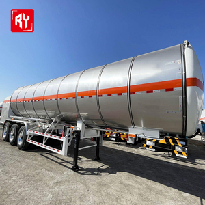 Satılık yeni parlak kabuk sıvı CO2 Tanker kamyon 3 aks yarı römork