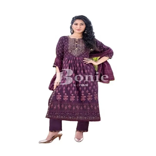 Kurti สตรีสำหรับงานแต่งงานและเทศกาลสวมใส่จากอินเดียผู้จัดจำหน่ายและผู้ส่งออกขายส่ง