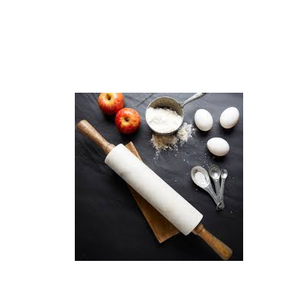 Polished Marble Rolling Pin with Stone <strong>Cradle</strong> 10-Inch Barrel and Customized <strong>Size</strong> Cheap Price and Natural Craft and Sale - Product Image 1
