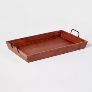 Making It an Excellent <strong>Addition</strong> to Any Modern or Rustic Decor with Rectangular Serving Tray Luxury Wooden Tray for Timeless Look - Product Image 6
