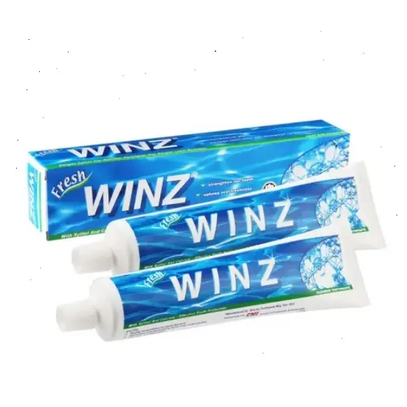 Pasta de dentes WINZ Fluoride 75g Capacidade para ajudar a remover resíduos de pragas e manchas de superfície para presente de luxo