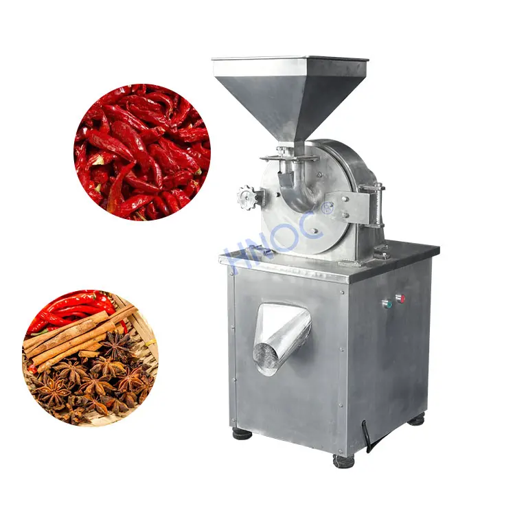 Caffè commerciale Moringa Leaf Dry Pepper senape Seed cumino Peanut Micro Powder Grind Machine