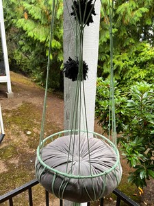 El yapımı makrome kedi hamak Pet salıncak yatak Modern Boho dekor kediler ve yavru kedi için rahat asılı beşiği