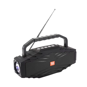 Torch Light Portable Speaker TG804 Waterproof Outdoor Column Wireless Speaker Subwoofer Sound Box with FM/ TF Card/ U Disk <strong>Input</strong> - Product Image 2