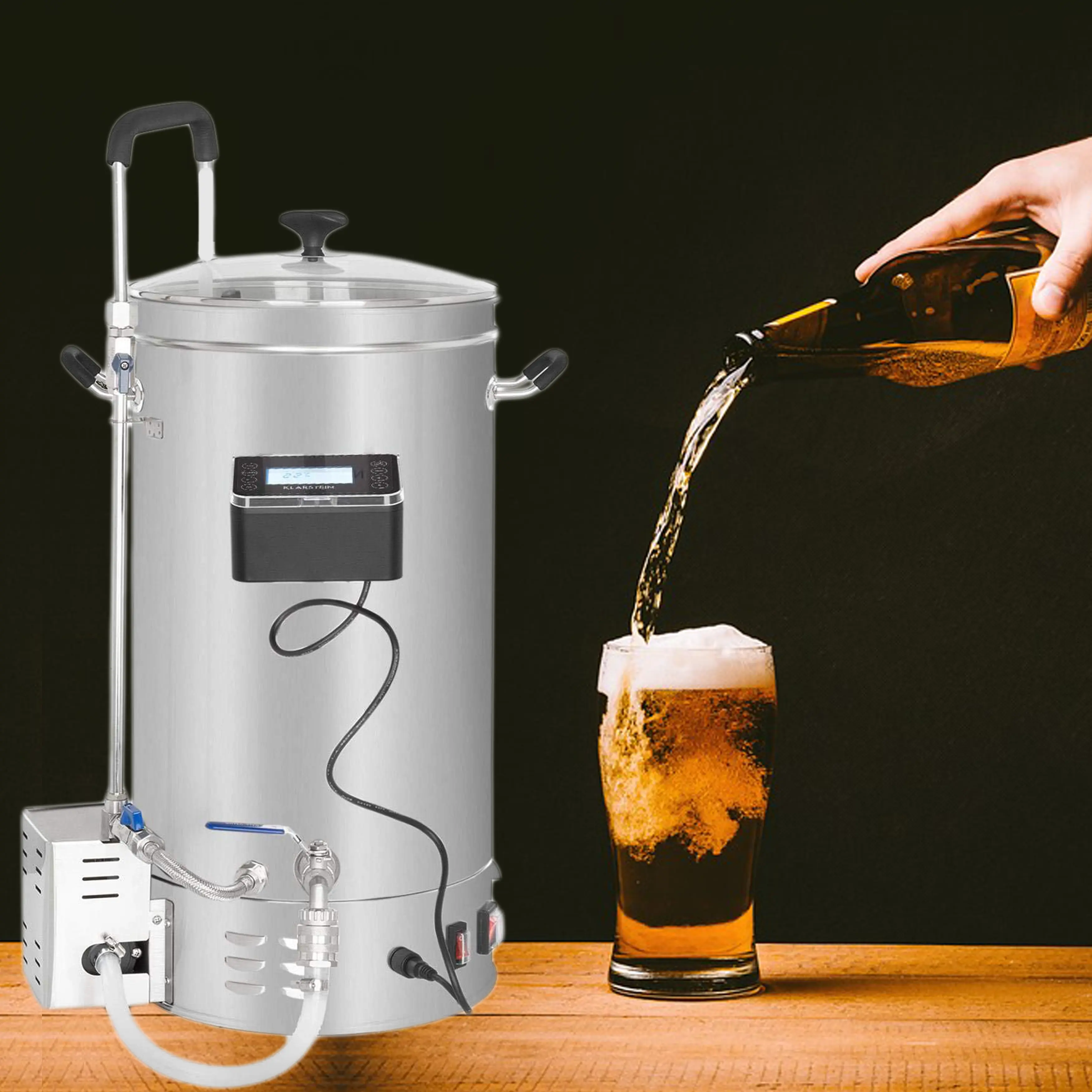 2023 Beer Brewing Equipment Electric Mash Tun Micro Brewery craft Beer machine homebrew