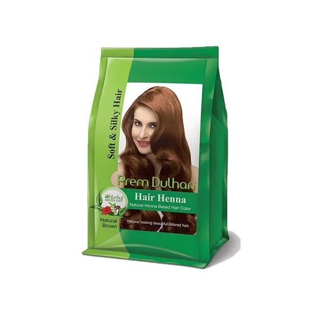 Prem Dulhan Hair henné couleur de cheveux naturelle à base de henné (brun naturel)-125g