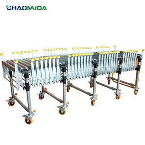 Unpower <strong>Automatic</strong> Grade Telescopic Roller <strong>Conveyor</strong> Line Stretchable <strong>Unloading</strong> Express E-commerce Logistics <strong>Unloading</strong> <strong>Conveyor</strong> - Product Image 1