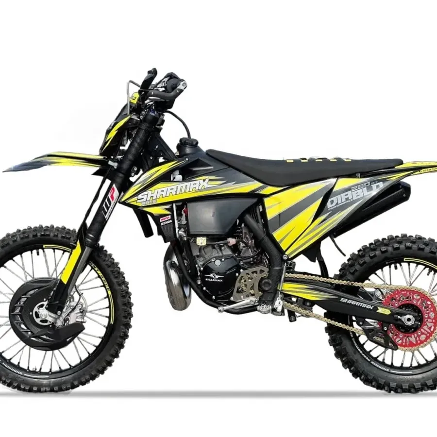 Sharmax Diablo 280 2 จังหวะ Enduro รถจักรยานยนต์ออฟโรด 250cc เครื่องยนต์ 2 ล้อรถจักรยานยนต์จักรยาน