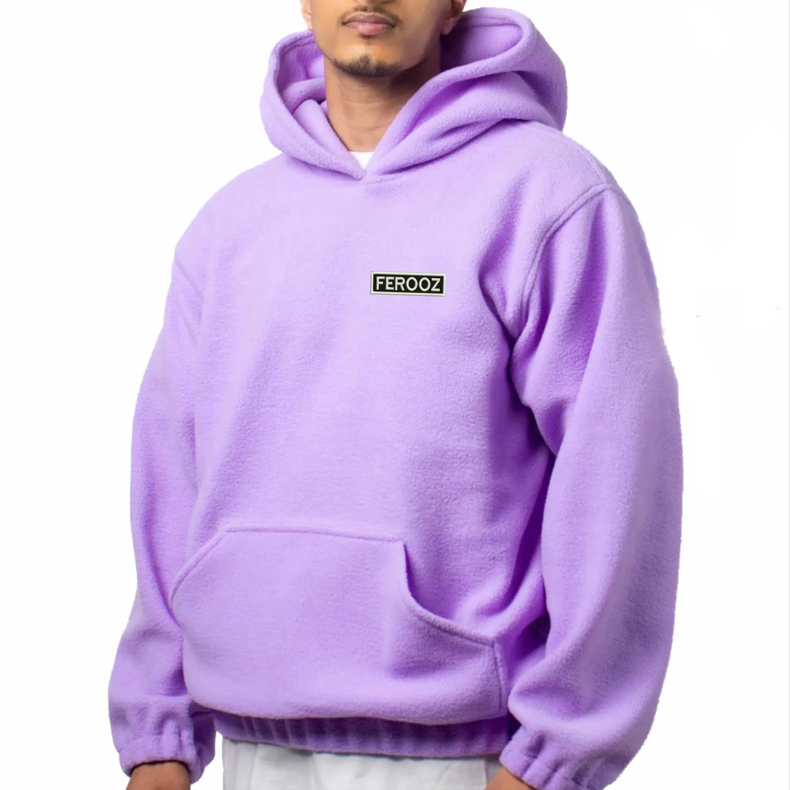 Venta al por mayor Premium Pullover Polar Fleece Hoodies Heavyweight Casual Hoodies Streetwear Oversized Men's Hoodies