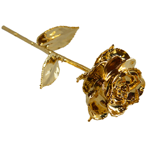 Designer and Natural Golden Colored Real Lily Pure Gold Dipped Flower Finishing Shiny Design Natural Lily Best for Festivals - Product Image 4