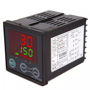 CMF802 Controlador de Temperatura PID Inteligente Digital de Pantalla Táctil LCD Económico Programable Automático de 8 Dígitos