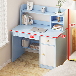 Большой прямоугольный столик из белого дерева с выдвижным ящиком - Product Image 5