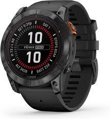 100% Authentic Fenix 7X Pro Sapphire Solar GPS Smartwatch 51 mm Fiber-reinforced Polymer Carbon Gray DLC Titanium