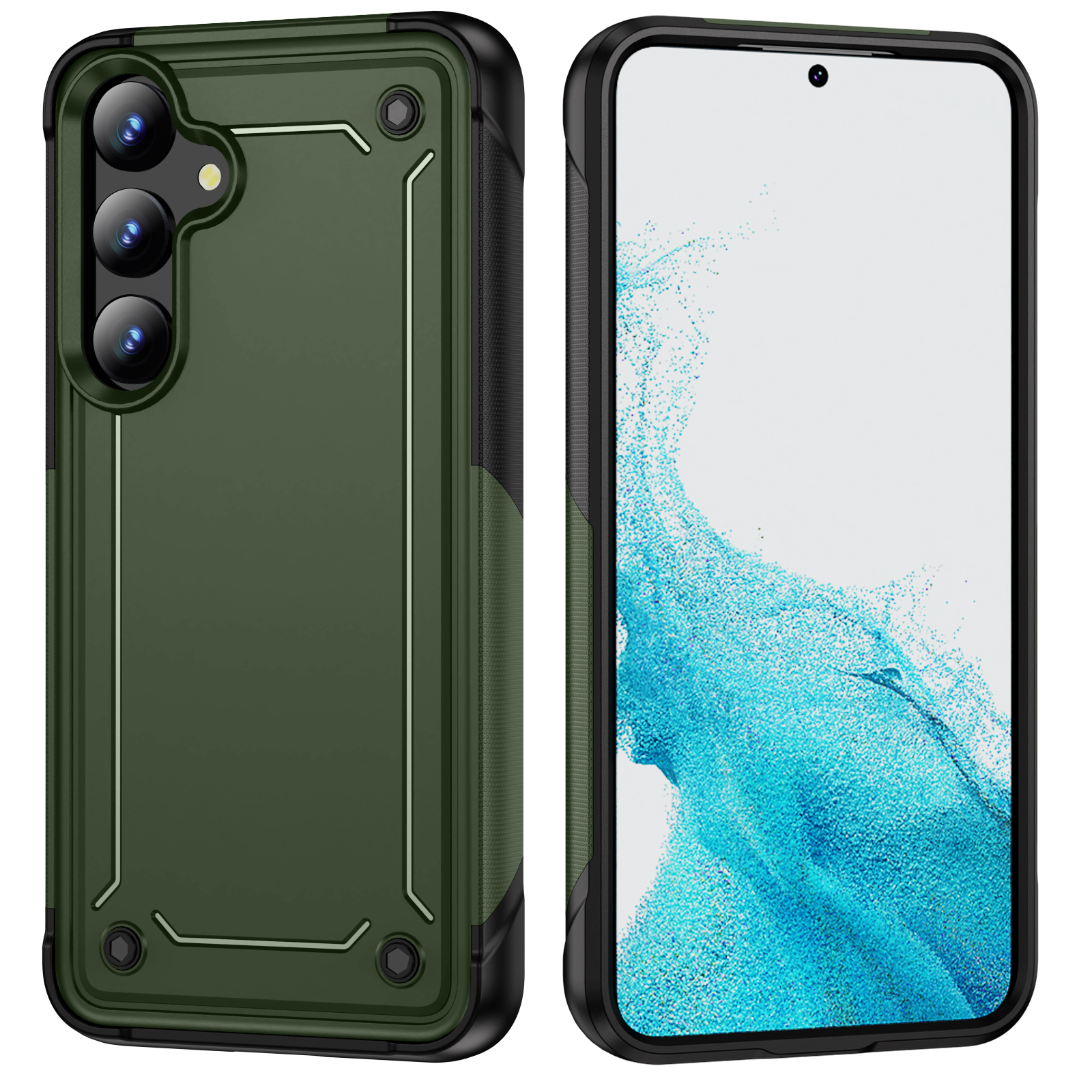 Army Green+Black