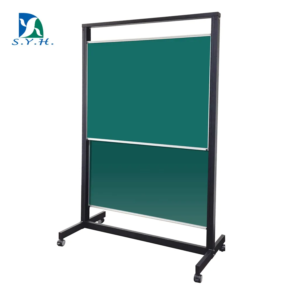 Metal Sliding Whiteboard Met Ezel