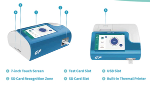 Getein 1100 Immunofluorescence Quantitative Analyzer POCT Machine FSH E2 CEA Support English Spanish Portuguese - Product Image 6