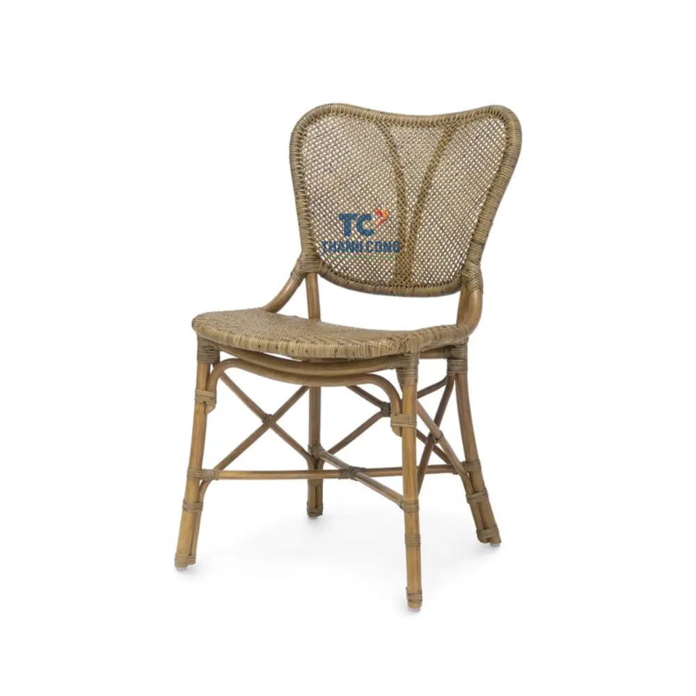 Último Produto Modern Home Furniture Rattan Chair High Back Handmade Barato Atacado