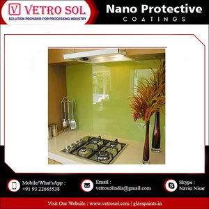 Colorful Glaze Painted Glass <strong>Baked</strong> and Tempered for Artistic Background Wall Gradient Glass with Excellent Decorative Features - Product Image 3