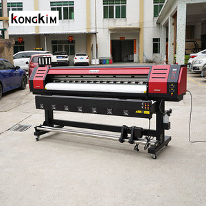 Kongkim Großformat iger Vinyl drucker <span class=keywords><strong>Plotter</strong></span> <span class=keywords><strong>Cutter</strong></span> 1,8 m 1,9 m Eco Solvent Leinwand druckmaschine Eco Solvent Print