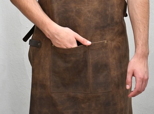 レザーエプロングリルBBQキッチン料理シェフギフト調整可能Sから4xl男性用女性用<span class=keywords><strong>LPN</strong></span>-0033C