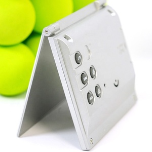シンプルで便利な折りたたみ式モダンでスタイリッシュな装飾スマートテーブルデスクトップLCDデジタル目覚まし時計 - Product Image 5