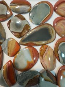 Yüksek kalite doğal Polychrome Jasper gevşek taş Oval kesim IGI sertifikası ile iyi boyut toplu miktar - Product Image 2