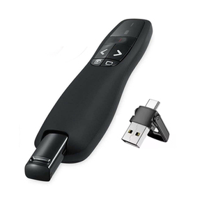 2-in-1 R400 USB tip C kablosuz sunum uzaktan PowerPoint PowerPoint sunum tıkırtı ve uzaktan kumandalar için bir - Product Image 2