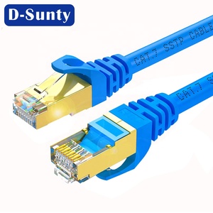 CAT7 SFTP 28AWG Ethernet kablosu RJ45 10m/50m/100m dizüstü yönlendirici CAT 7 ağ kablosu için yama kablosu iletişim kabloları - Product Image 6