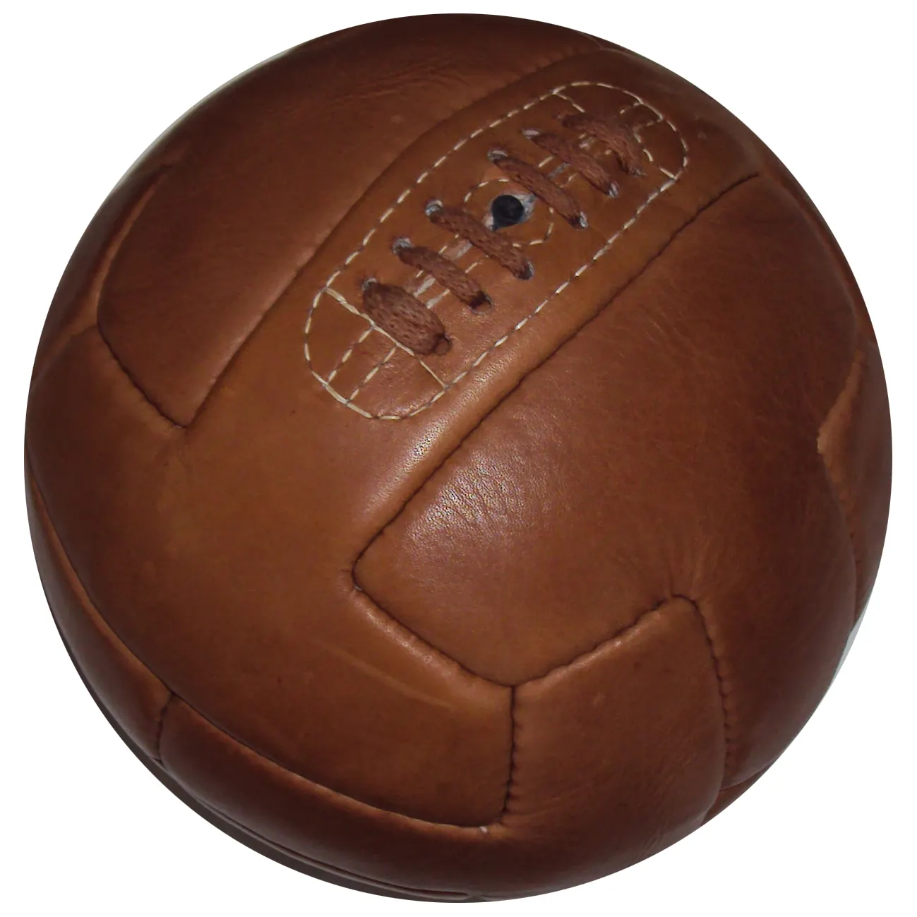 Кожаный футбольный мяч в античном стиле