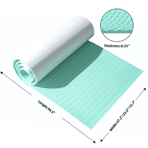 अनुकूलित आधुनिक ब्रश अल्ट्रा-लाइट गैर-पर्ची स्व-चिपकने वाला एवा फोम समुद्री विनाइल शीट वाटरप्रूफ आउटडोर नाव फर्श क्लिक - Product Image 4