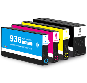 HP OfficeJet Pro 9125e 9135e 9128e 9110b 936 937 geniş Format 9130 yazıcı için uyumlu çip ile Compatible e 9122 9730 mürekkep kartuşları - Product Image 1