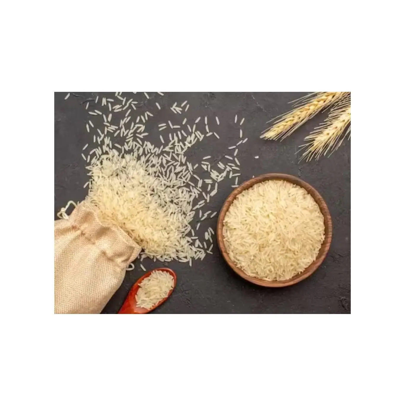 Popular Pick-Arroz Basmati 1509 de origen sostenible como dieta saludable alcanzable desde la India con envío internacional