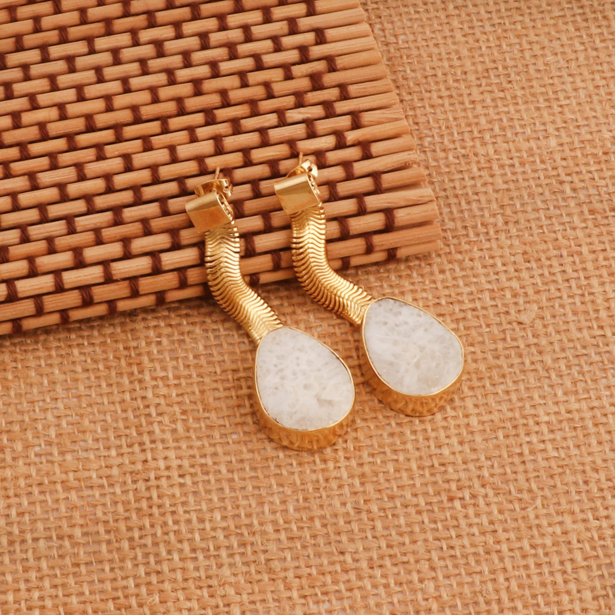 White Geode Agate Druzy