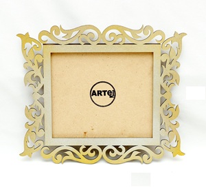 黑白条纹8x10相框木制相框，用于墙壁安装或桌面高质量 - Product Image 2