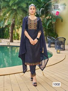 Yeni Trendy son geleneksel hint seksi pamuk nakış Kurti Chikankari Palazzo bayanlar Kurta setleri toptan <span class=keywords><strong>Surat</strong></span> hindistan