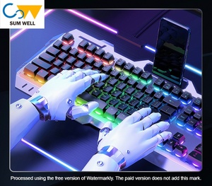 Real Mechanical Feel <strong>Keyboard</strong> and Mouse Set Wired E-sports Game Dedicated <strong>Keyboard</strong> and Mouse Wireless <strong>Computer</strong> Desktop - Product Image 1