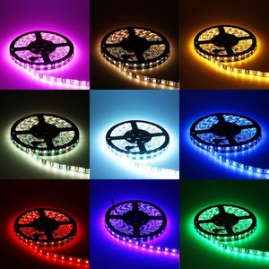แถบไฟแอลอีดีดิจิตอลพิกเซลแถบไฟ LED ติด WS2811 12V 5050 RGB 5M 30 60 les/ M แถบไฟ LED ทองแดง - Product Image 6