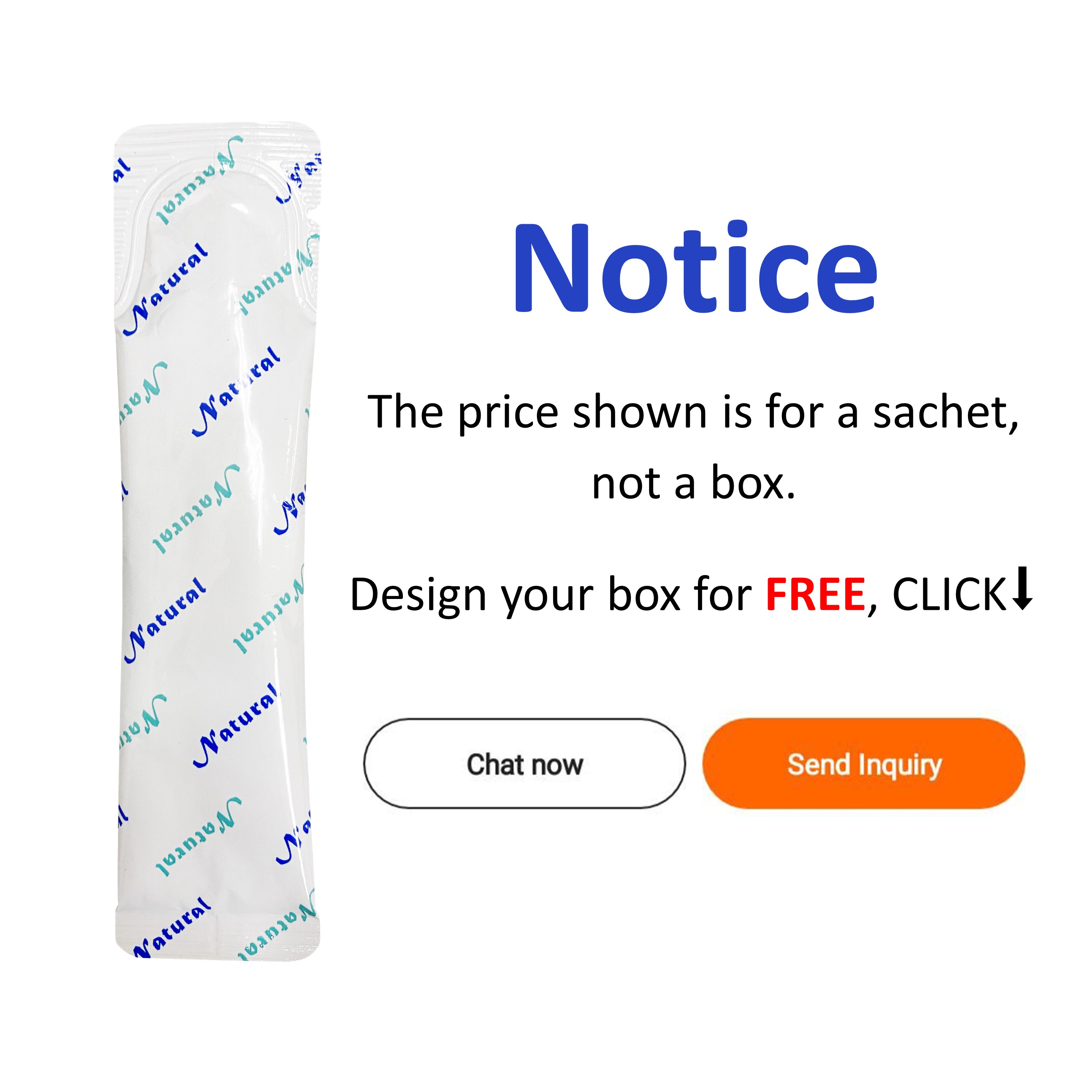 Peach flavor, 20g/sachet