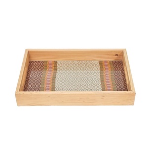Rattan gıda kahvaltı ve kahve servis tepsileri kemik kakma bitirme el yapımı tasarım sofra ikram servis tepsileri - Product Image 6