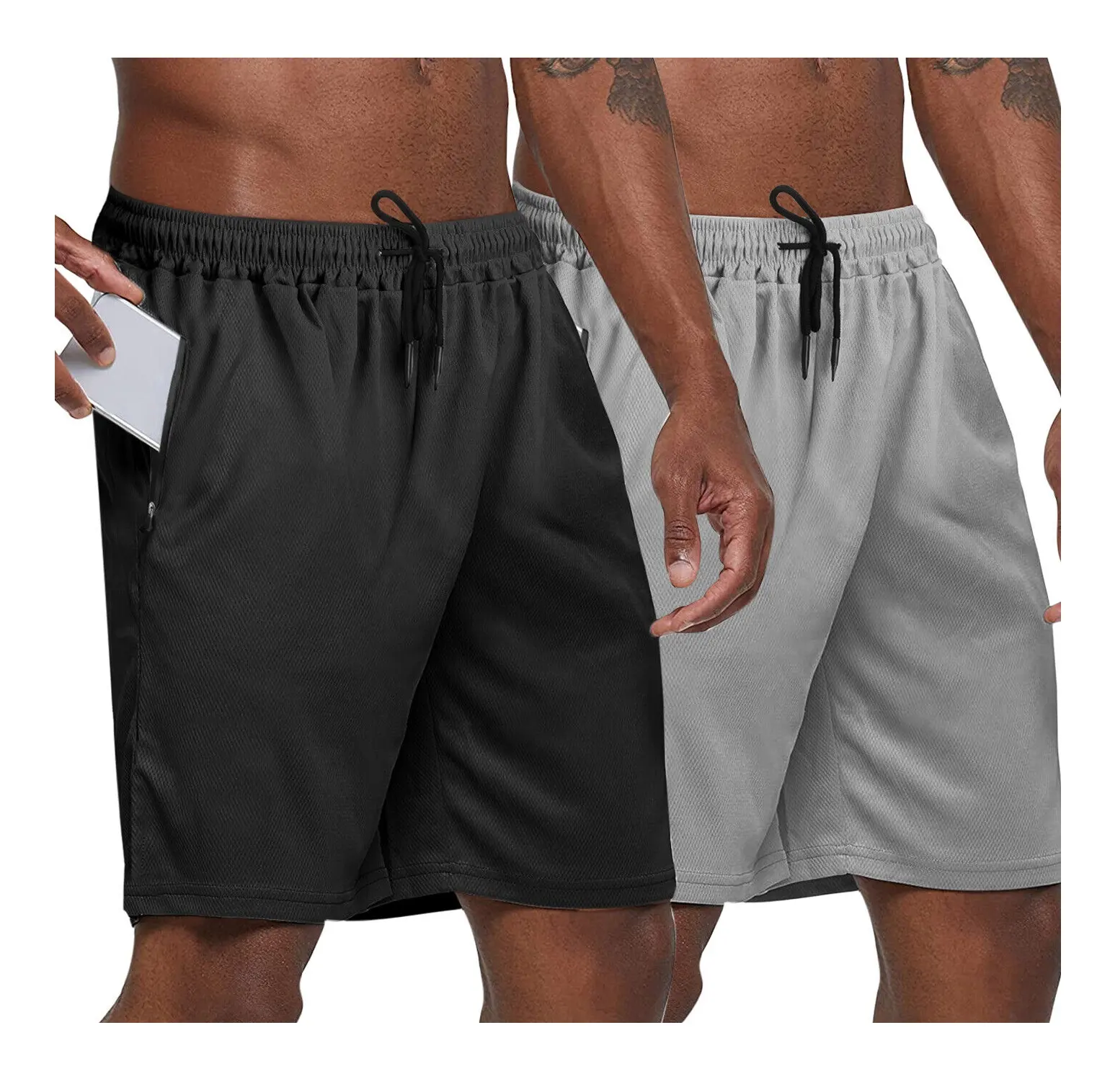 Pantalones deportivos de malla para entrenamiento, para gimnasio, Verano